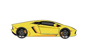 Lambo opening door Lottie Files Animations for website and Mobile Application