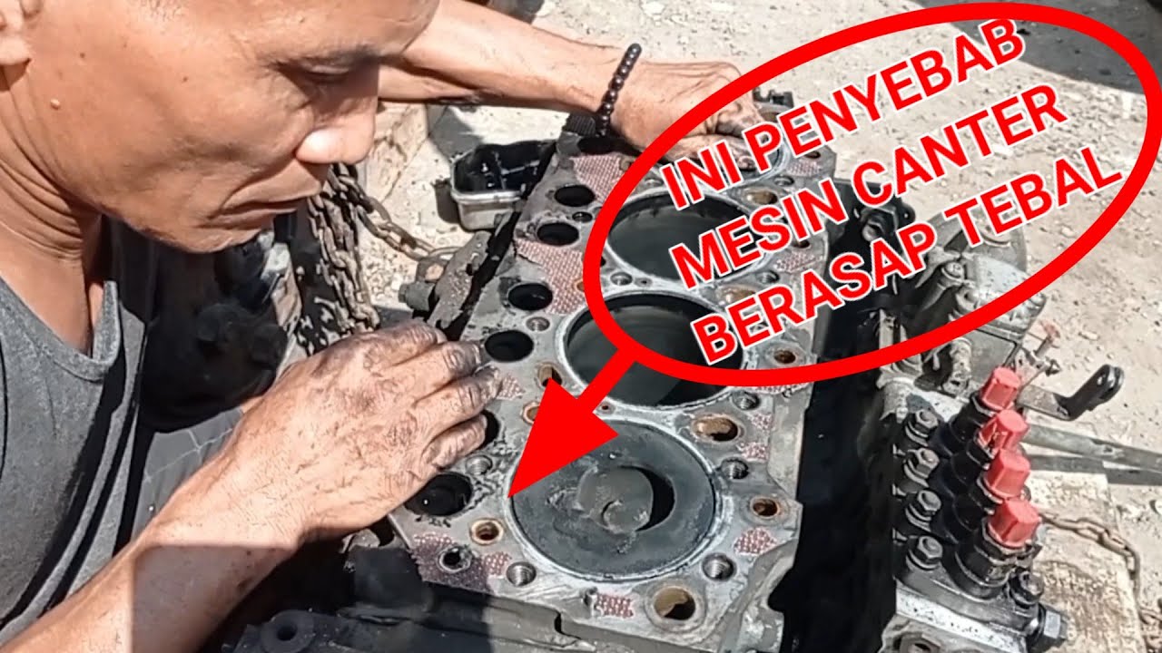 PENYEBAB & CARA MENGATASI MESIN CANTER 125 Ps BERASAP PUTIH TEBAL  @syaifulmontir8351