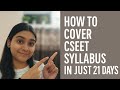 How to cover cseet syllabus in just 21 days☺️ # cseet syllabus # cseet 
