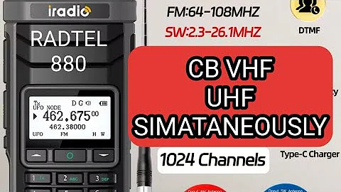 Radtel 880/ iRadio UV98 - How CB & Ham Same Time