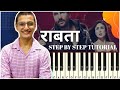 Raabta ( कहते है खुदा ने ) - Easy Piano Tutorial With Notes & Chords | Agent Vinod | Step By Step