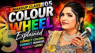 Colour Wheel Explained Class 5 | Makeup Class Day 5 | Color Correction &amp; Theory | Kazmik  Lucknow.