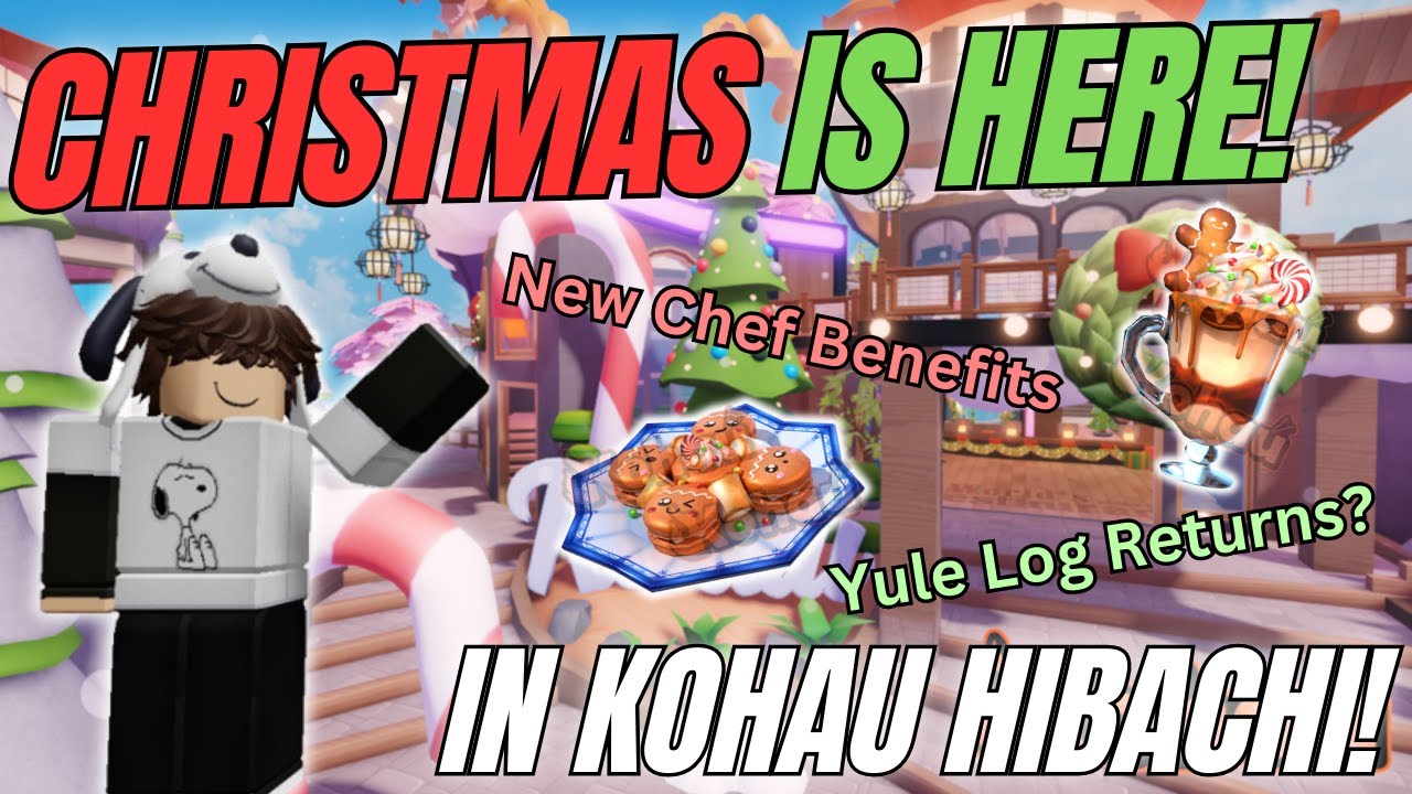 CHRISTMAS UPDATE In Kohau! (Yule Log, Chef Benefits, & More!) | Kohau Hibachi (1/2)