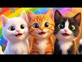 Aprende los COLORES con GATITOS 🐱 Canciones Infantiles Educativas | Videos de Gatos para Niños