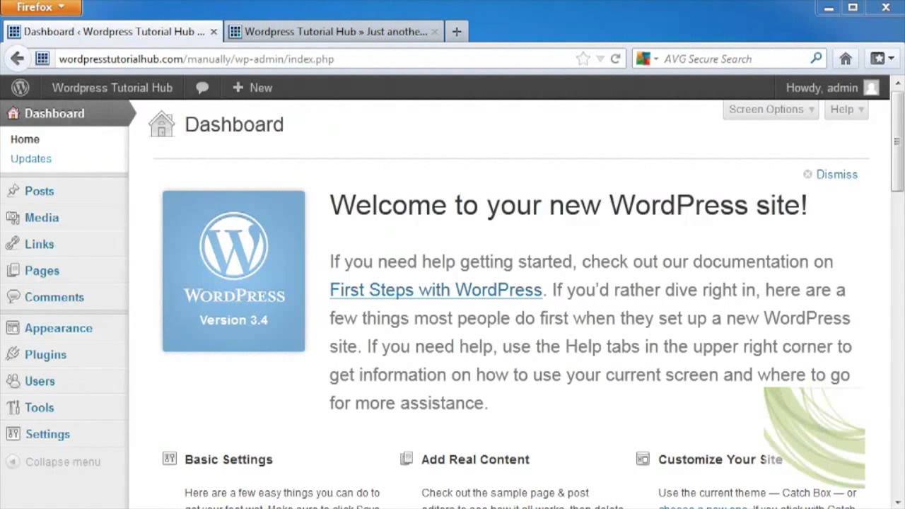 WordPress A Step by Step ~ 018 Plugins & Widgets - YouTube