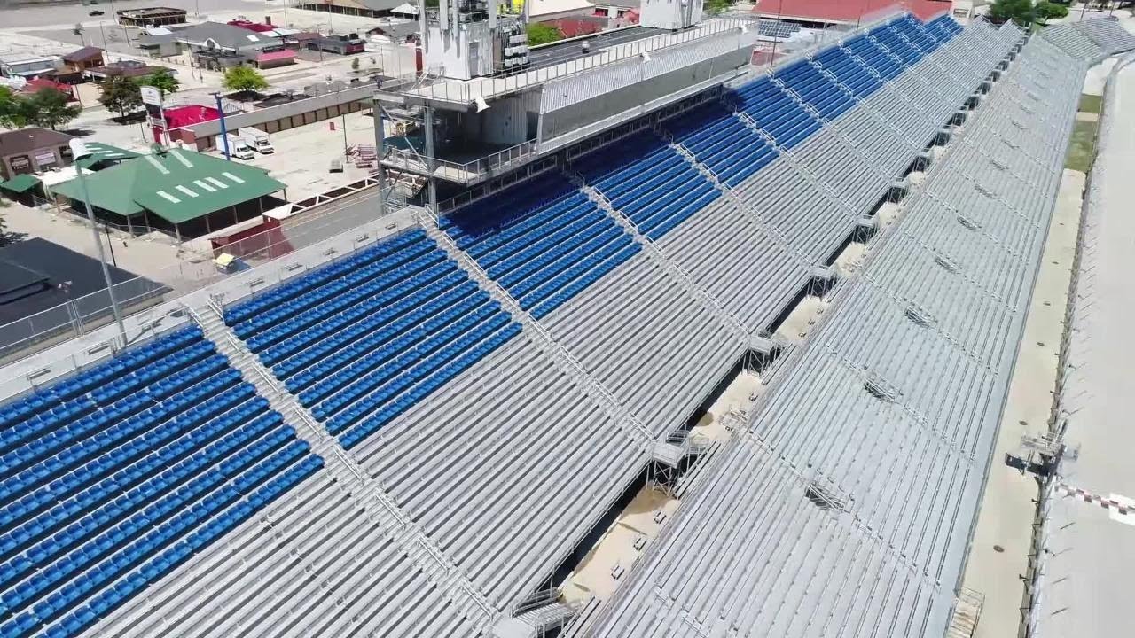 Drone view of the Milwaukee Mile