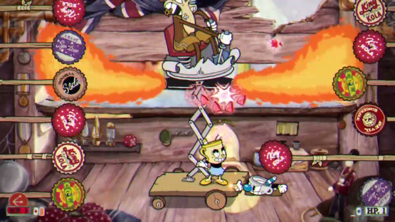 Cuphead Werner Werman Expert 2 player