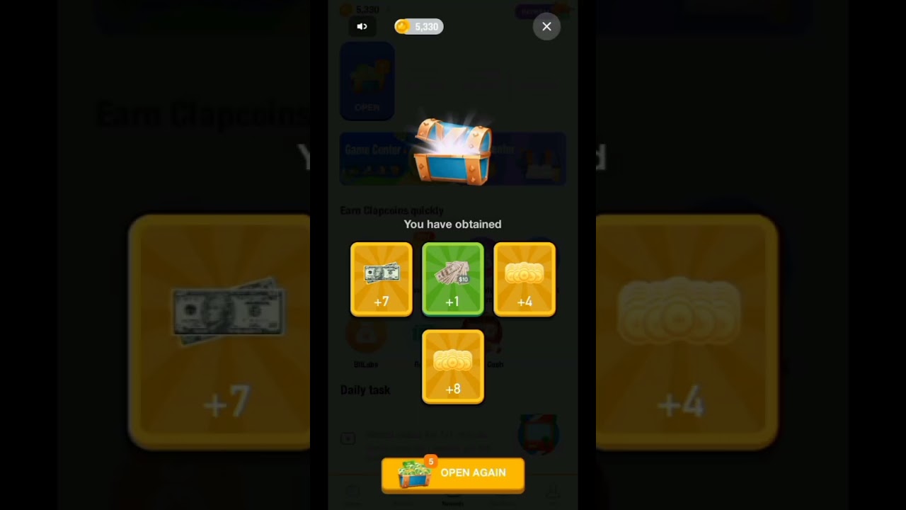 Clip clap earning trick🤑 