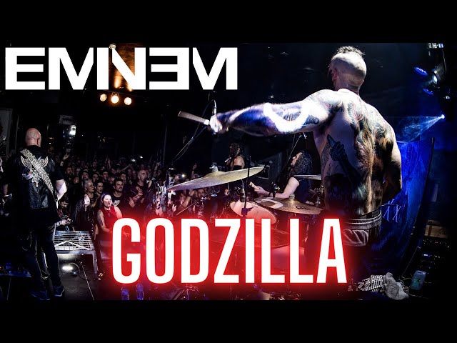 EMINEM | GODZILLA - DRUM COVER. class=