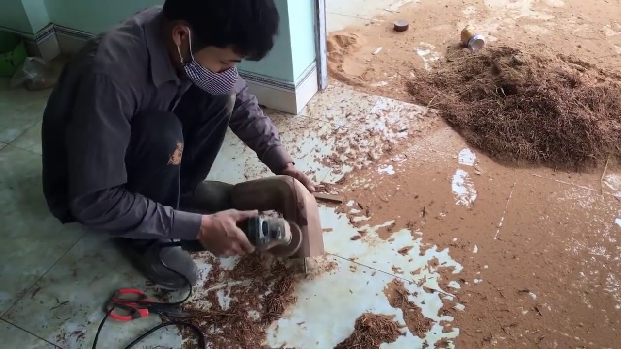 Amazing Project Installing Wood Stairs (Part 2)-Amazing Project Make Curved Railing For Wood Stairs