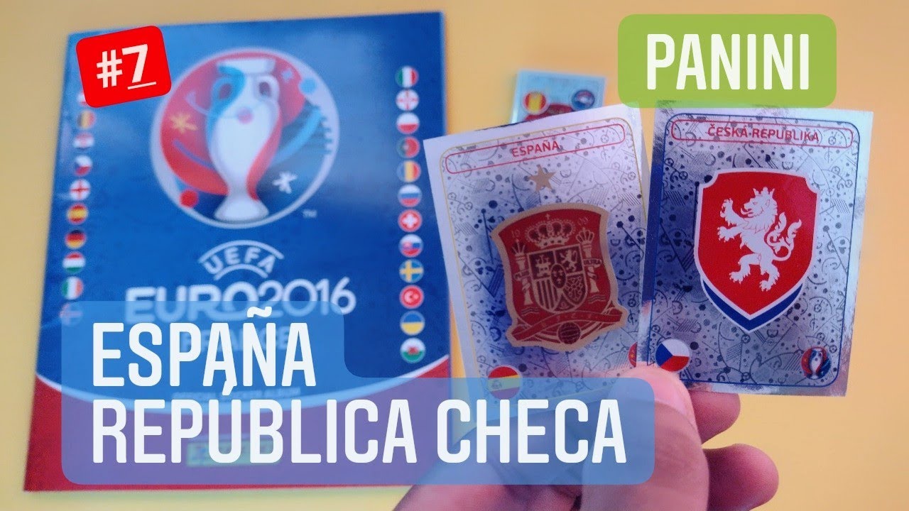Álbum Euro Francia 2016 Panini España 🇪🇦|  Republica Checa 🇨🇿