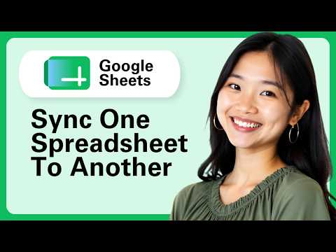 Google Sheets: How To Sync One Spreadsheet To Another (Live Data Link)