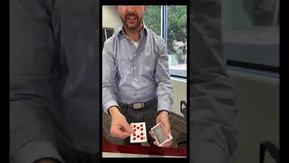 Original idea called “Double Vision” #magic #cardmagic #vanish