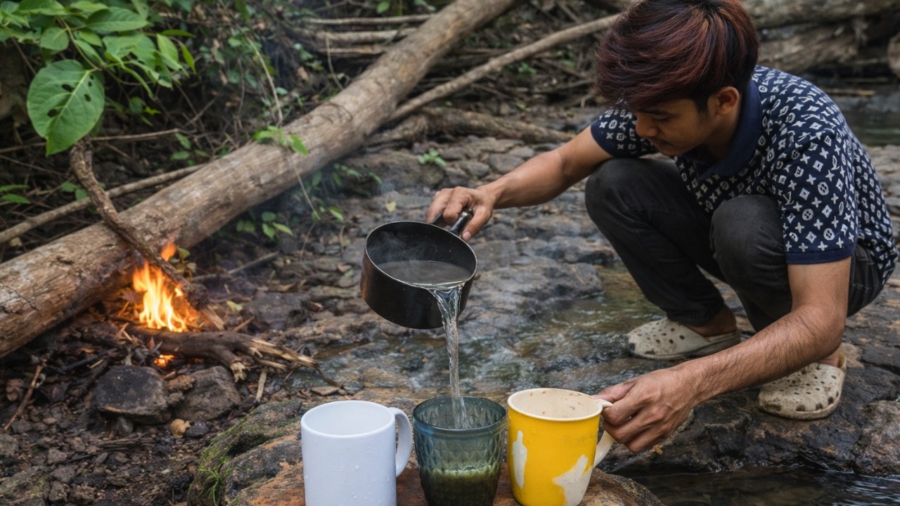 Primitive Cooking in the Forest 🌿🔥 | Survival Food & Outdoor Campfire ...