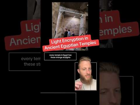 Light Encryption in Ancient Egyptian Temples