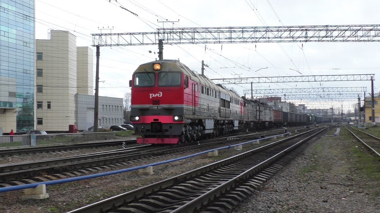 Тепловоз 2ТЭ116У-0211 с 2ТЭ10М-2018 "ОАО «Новая перевозочная компания ...