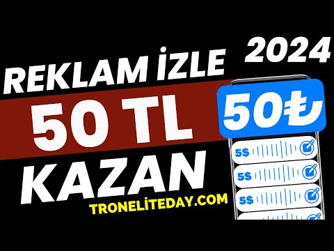 REKLAM İZLE 50 TL PARA KAZAN! 🔥 ÇALIŞMADAN PARA KAZANMA FORMÜLÜ 🔥 İNTERNETTEN PARA KAZANMA 2024