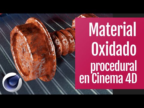 Crear un material oxidado para Cinema 4D