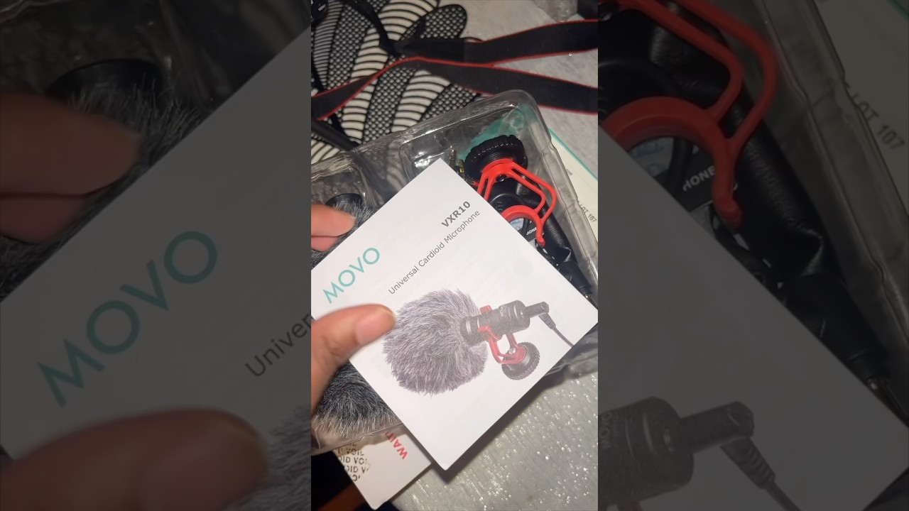 Quick Unboxing: Movo VXR10 Microphone – First Impressions!