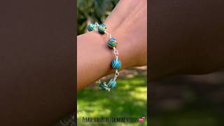 How to Make a Perfect Wire Wrap Loop | Jewelry diy! #wirewrapping #braceletmaking