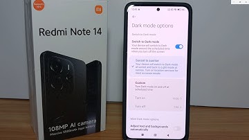 How To Schedule Dark Mode on Redmi Note 14