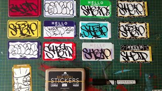 Making graffiti sticker eggshell - @sheipstickers