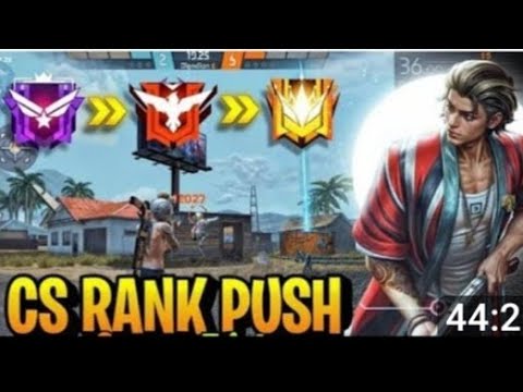 cs rank push game with grand master push free fire live - YouTube