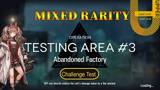 Arknights Testing Area #3 Upper Level Challenge Test Guide