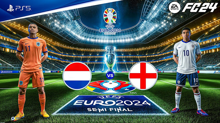 FC 24 - Netherlands vs. England | UEFA EURO 2024 Semi Final | PS5™ [4K60]
