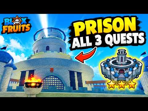 How to Complete All 3 Quests in Prison! 🔥 | Blox Fruits