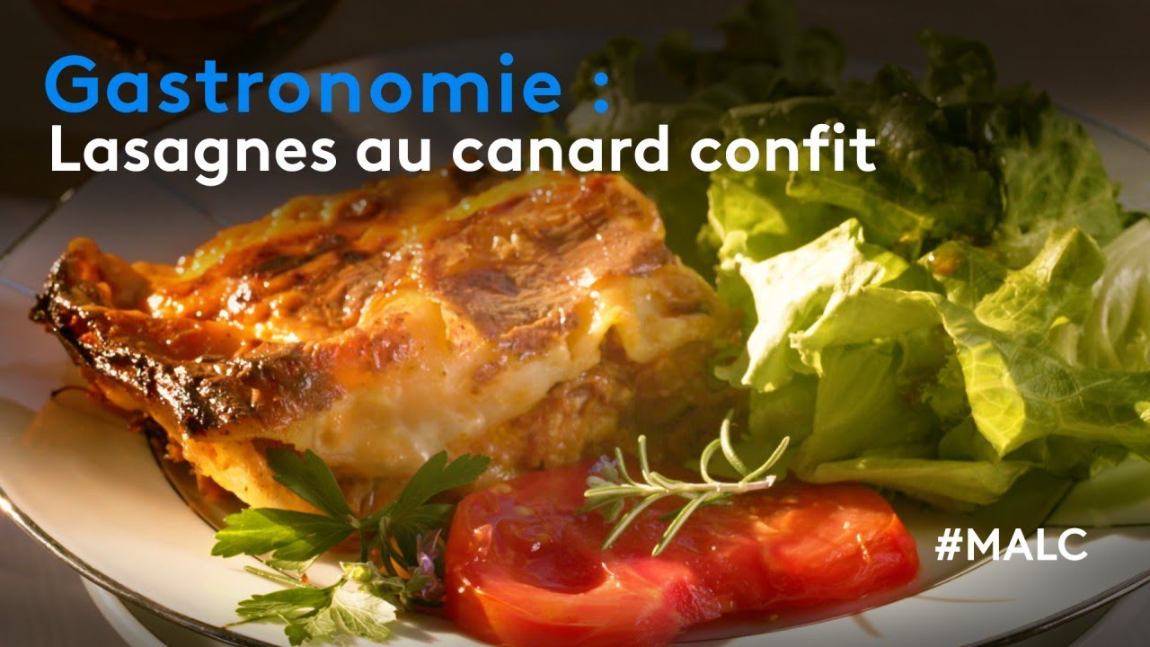 Gastronomie : Lasagnes au canard confit