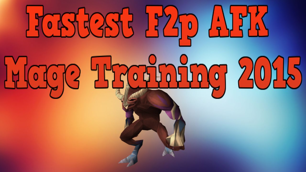 Runescape F2p Fastest AFK Mage Training Guide 2015