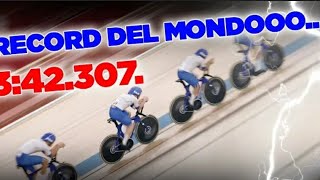 Ciclismo -  Italia vince la medaglia d'oro a Tokyo 2020 e nuovo Record del mondo. screenshot 4