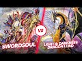 Epic battle swordsoul vs light and darkness dragon lord