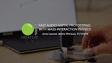 Fast Audio Haptic Pototyping with Mass-Interaction Physics