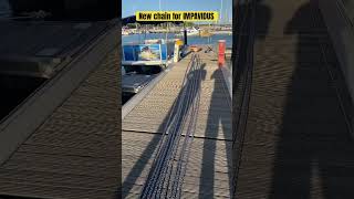 New Chain arrived… #liveaboard #sailboat #sailing