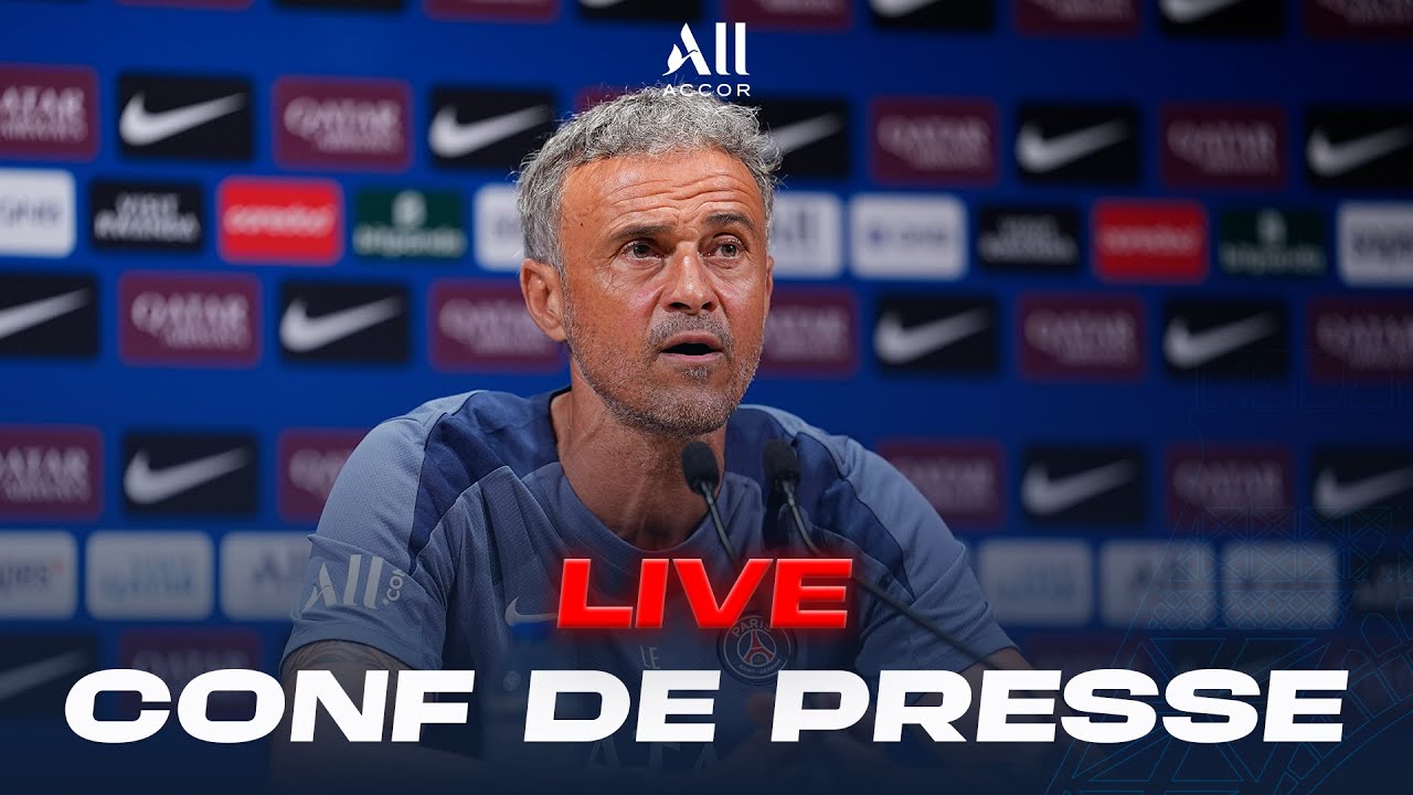Conférence de presse de Luis Enrique avant Angers 🔴🔵