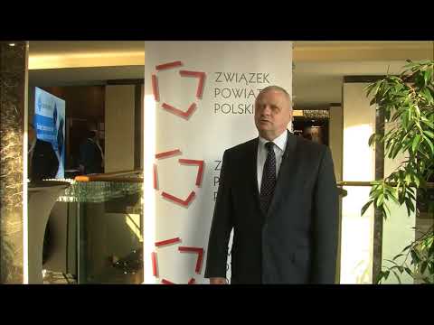 Leszek Świętalski podczas XXIII Zgromadzenia Ogólnego Związku Powiatów Polskich