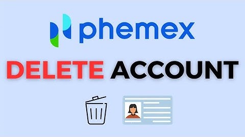 PHEMEX - How To Delete Phemex Account (Step-by-Step Tutorial)