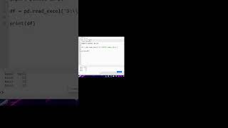 Python Pandas: Read Excel Files Easily (Data Analysis)Basic