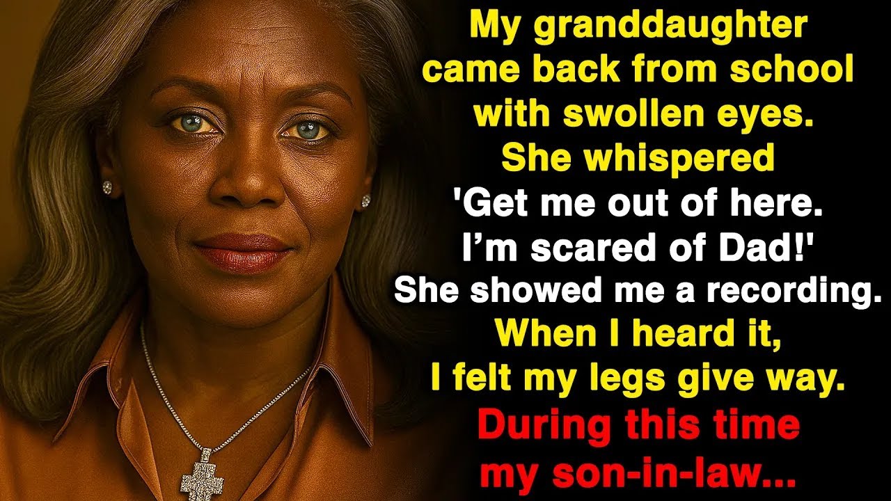 My granddaughter came home crying 'Grandma, I'm scared of Dad