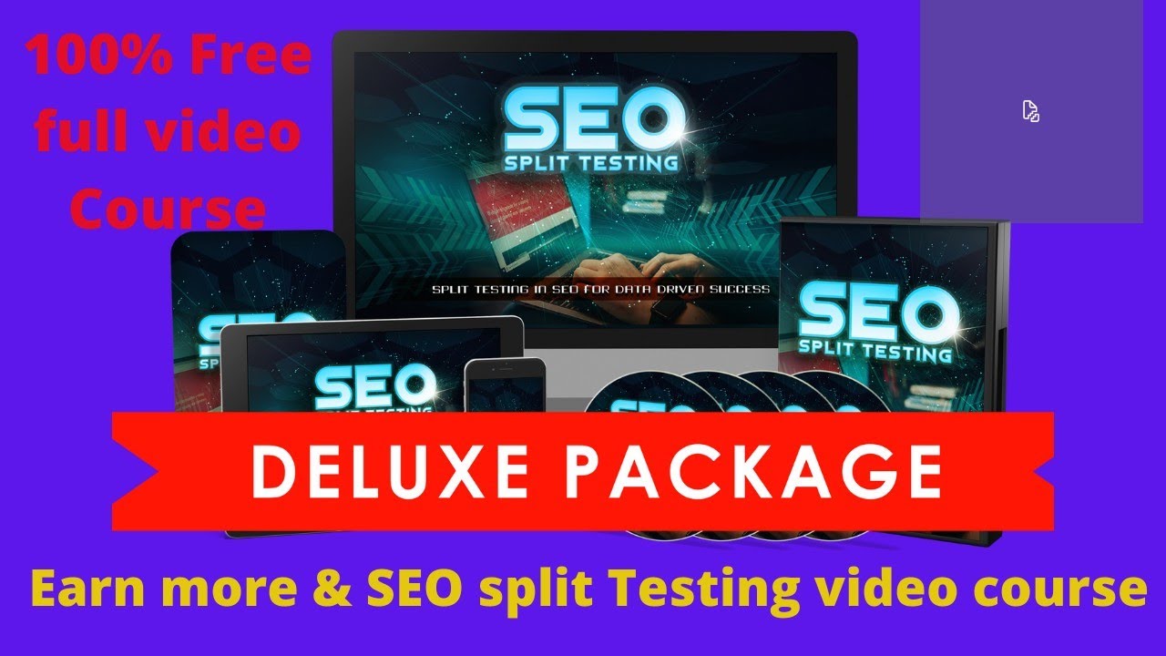SEO SPLIT TESTING Earn More & More- SEO|Split Testing||Video Course
