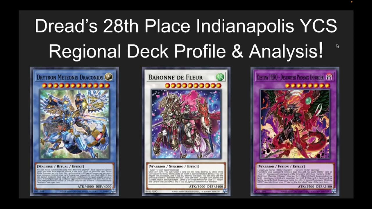 Dread's Top 32 YCS Drytron Megalith Deck Profile & Anaylsis From the Regional in Indianapolis, IN!