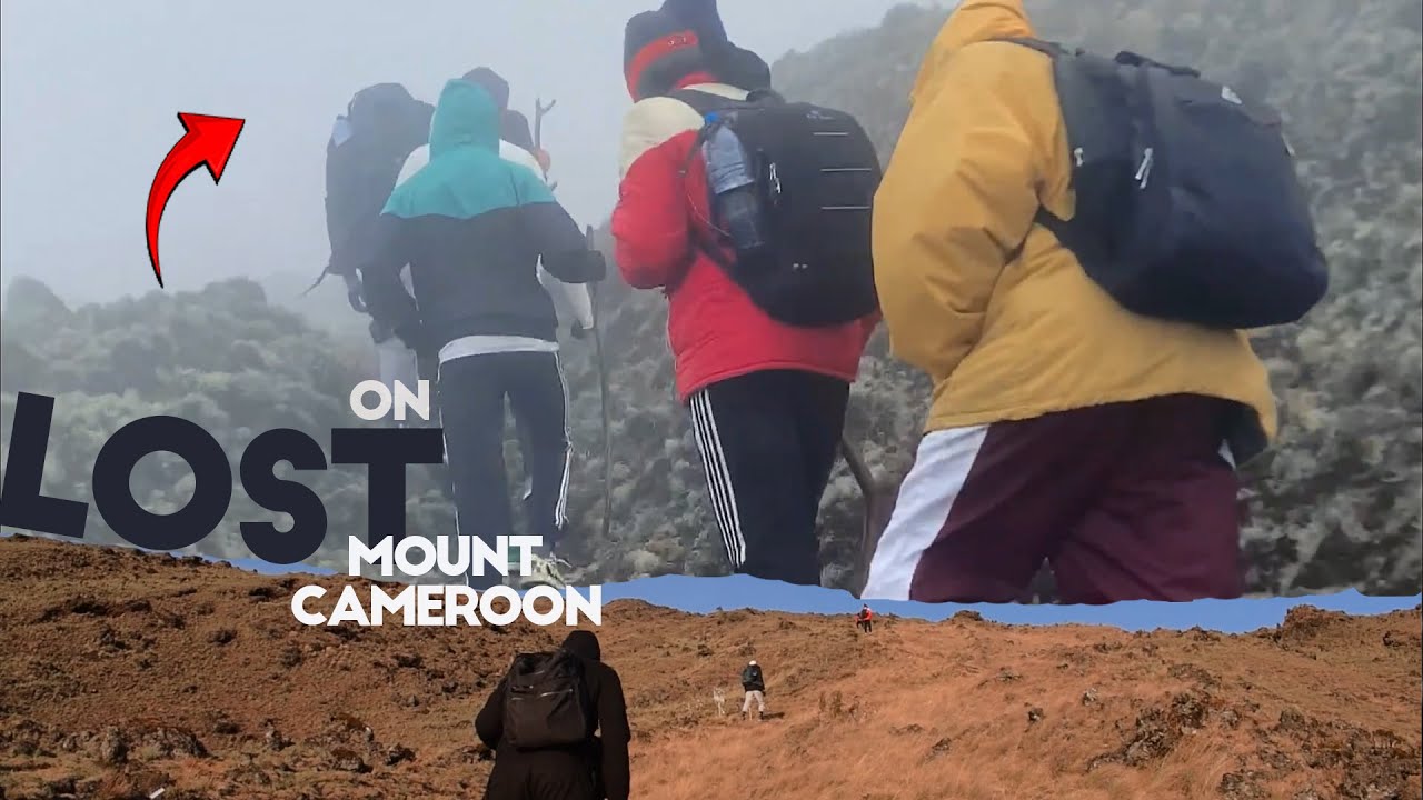 LOST ON MOUNT CAMEROON SUMMIT IN THE RAINY SEASON,  WE TOOK A WRONG TRACK DUE TO THE COLD FOG (5 °C)