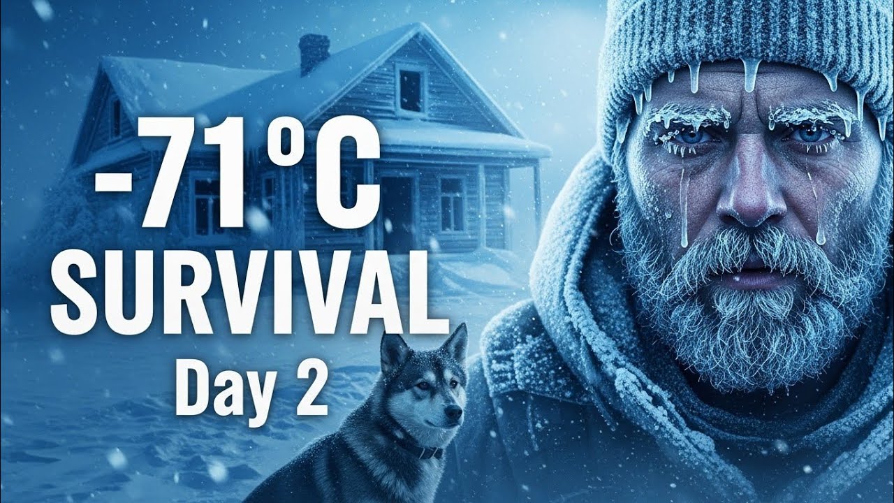 –71°C তাপমাত্রায় মানুষ আর কুকুর ২ দিন  | Extreme Cold Survival Bangla Day 2 