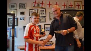 Buxton cricket club junior presentation 2016