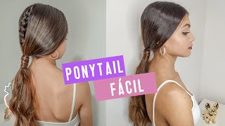 COMO HACER PEINADO PONYTAIL FÁCIL Y RAPIDO 2020