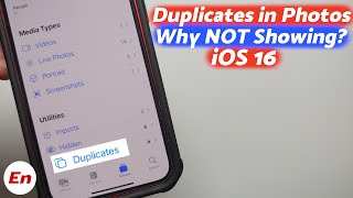 iOS 16 Why is Duplicate Option NOT Showing Up in Photos App?