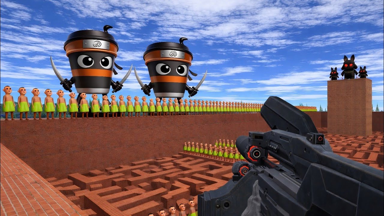 TUNG TUNG SAHUR vs SCP-096 vs SONIC TAPES | Garry’s Mod Epic Battle