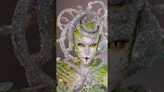 I give you.. the SERPENTI QUEEN 😜 #snake #serpenti #diamonds #makeup Snake Makeup Tutorial Creativemakeup Makeuptutorial Makeup